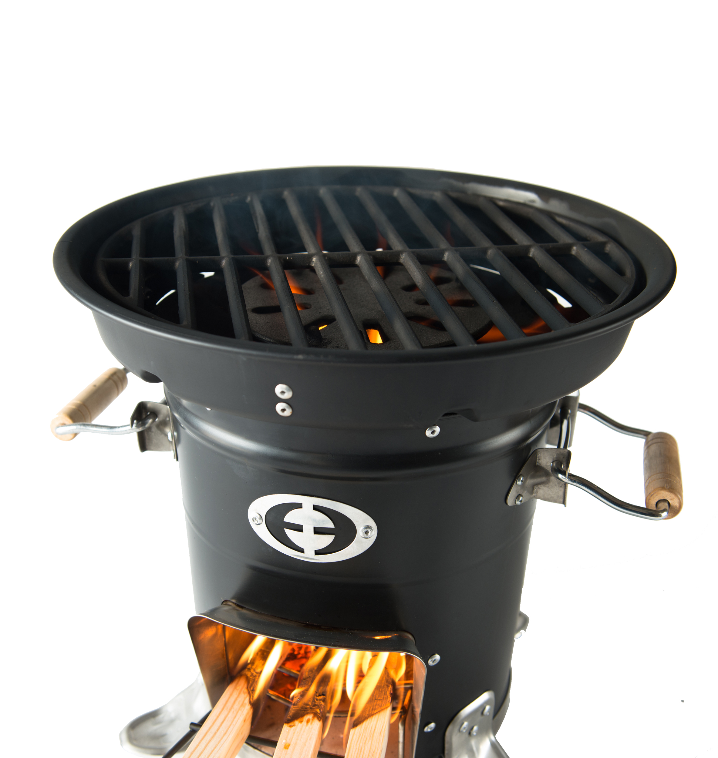 SuperSaverGL Wood Camp Stove with GoGrill