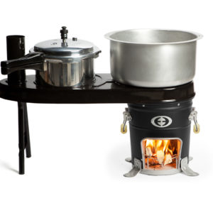 Double Pot Attachment with SuperSaver GL Wood Cookstove