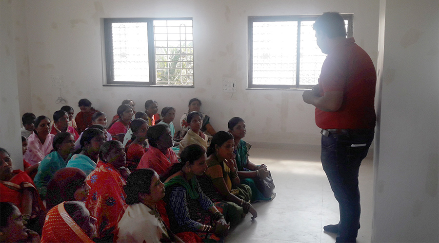 Women attend an Envirofit Village-Level Entrepreneur class