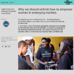 Women participate in sales and entrepreneurial activities with Envirofit in Kenya