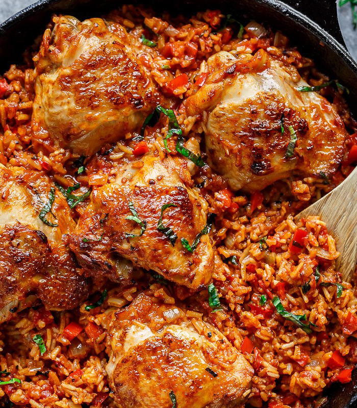 Jollof Rice With Chicken